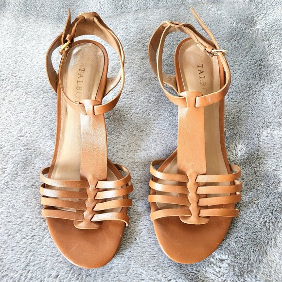 Talbots Tan Strappy Sandals - Picture 1 of 4